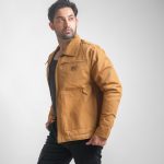Mens 3 Layers Canvas Jacket