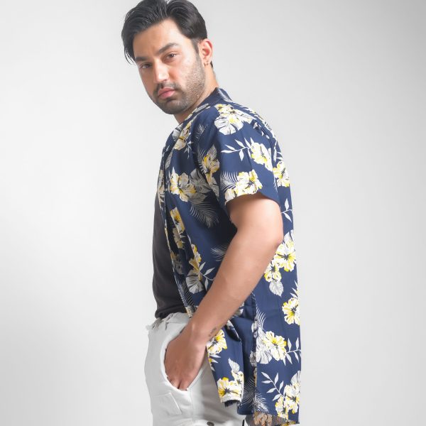 Men’s Poly Cotton Digital Printed Half Sleeve shirt