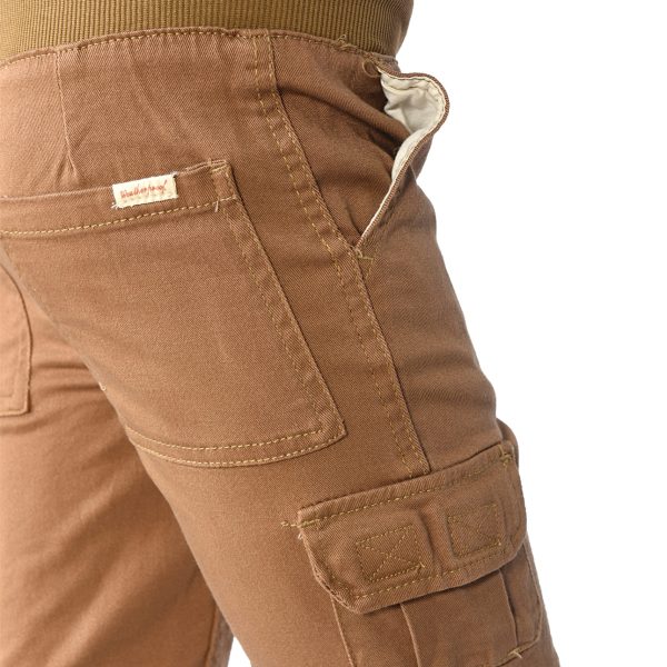 Boys cargo short CG-70-wheat-19