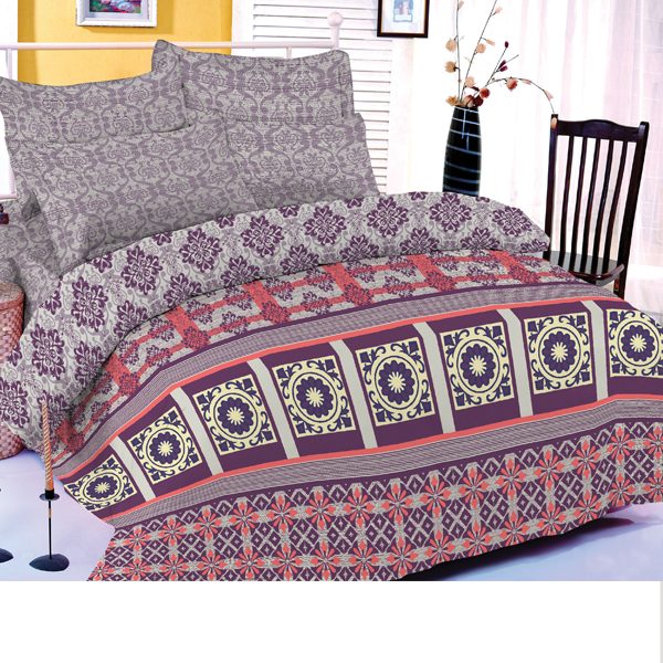 Voilet Pattern Bedset