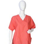 Women Scrub Coral Dyed