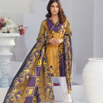 PEL-1012 Piece Lawn Stitched Dress