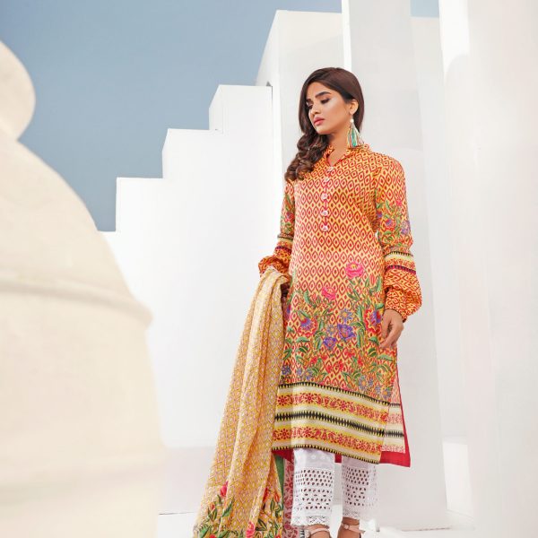 PEL-1132 Piece Lawn Stitched Dress